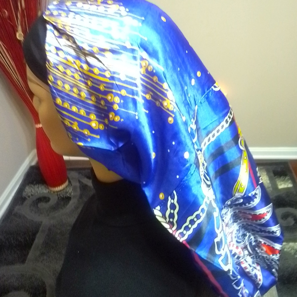 Classic Blue Bonnet with black band